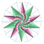 Šablona "Stargello 12°"