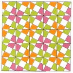 Šablona "X-block Jelly Roll"