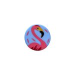Gumbi flamingo, modri - 18 mm