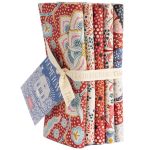 Tilda - Hometown 5 fabrics (50 x 55 cm) - Rust