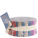 Tilda - Hometown Fabric Roll 40 vzorcev (110 x 6 cm)