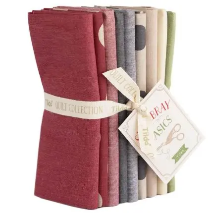 Tilda Basic Chambray Fat Quarter Winter 9 x (50cm x 55cm)