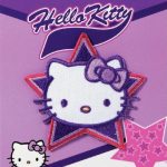 Našitek - hello kitty