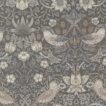 Morris Ebony Suite Strawberry Thief Charcoal