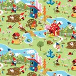Riley Blake Gnome and Gardens - Green