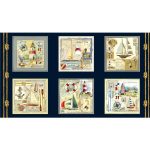 Michael Miller Nautical Navy panel