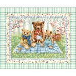 Michael Miller Teddy Bear Picnic Panel