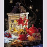 Set "Zimski čas za čaj" 18 x 24 cm