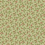 Merry Little Christmas Mistletoe Pistachio