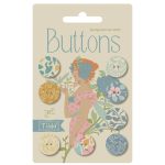Tilda Songbird Gumbi Blue, 16 mm, 8 kos