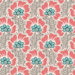 Tilda - Cotton Beach Ocean Flower Grey