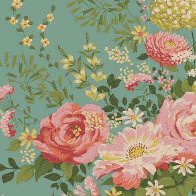 Tilda Chic Escape - Wildgarden Teal