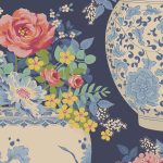 Tilda Chic Escape - Flowervase Navy Blue