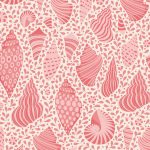 Tilda Cotton Beach - Beach Shells Coral