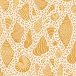 Tilda Cotton Beach - Beach Shells Honey