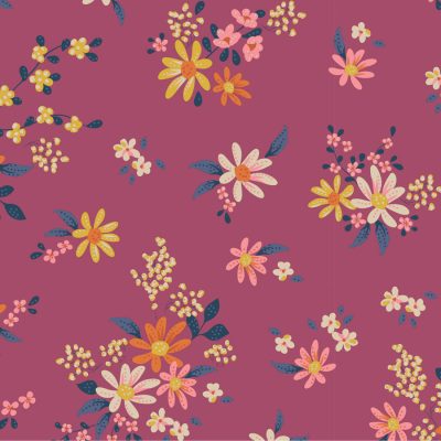 Tilda Chic Escape - Daisyfield Plum