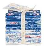 Tilda Something Blue Fat Eight Bundle 20 fabrics, 55 x 27 cm
