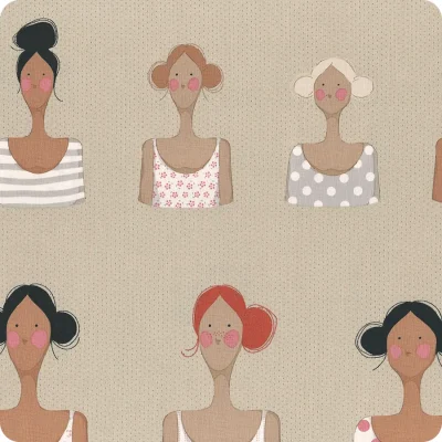 Tilda Cotton Beach - Me And My Friend Sand