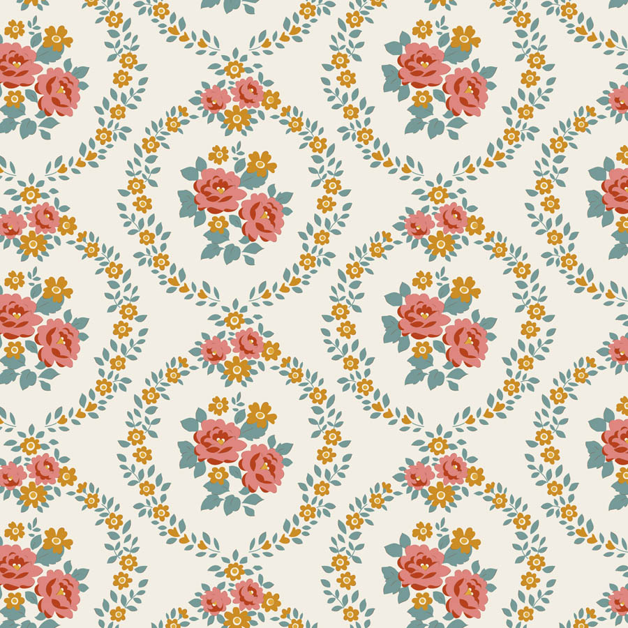 100682-Mable-Warm-Cream Tilda Village Life Mable Warm Cream - slika 1