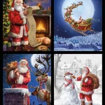 Christmastime Is Here Pillow Panel za praznično šivanje