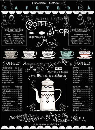 Michael Miller Coffee Chalk Quilt Panel za prešito odejo