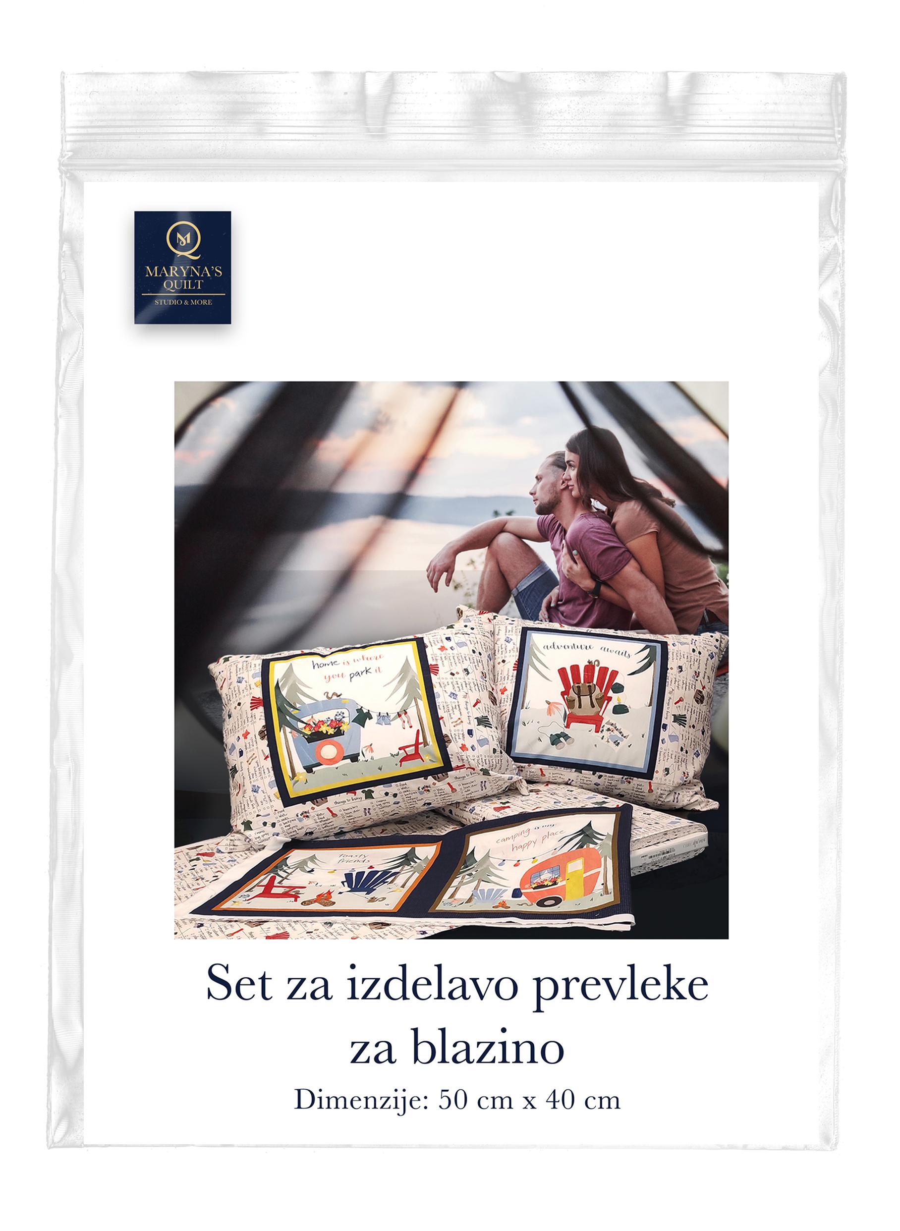 Ziplock Plastic Set za izdelavo prevleke za blazino - slika 1