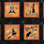 Halloween Spirit Witching Hour panel za šivanje